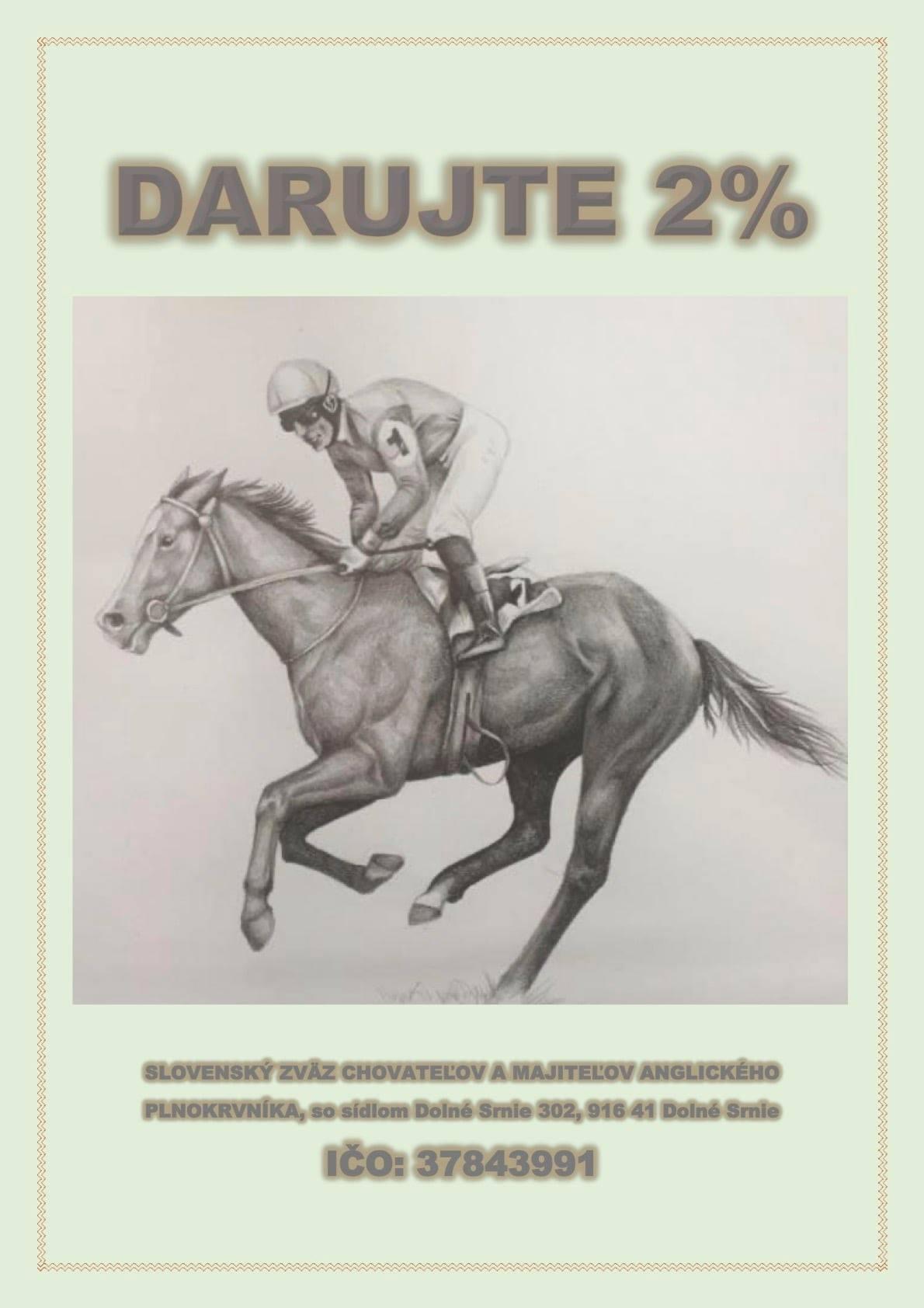 Darujte 2%